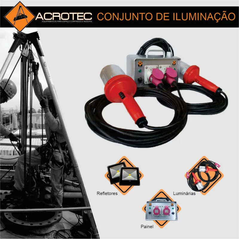 Conjunto de Iluminação Acromax