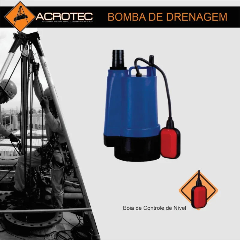 Bomba para drenagem submersível