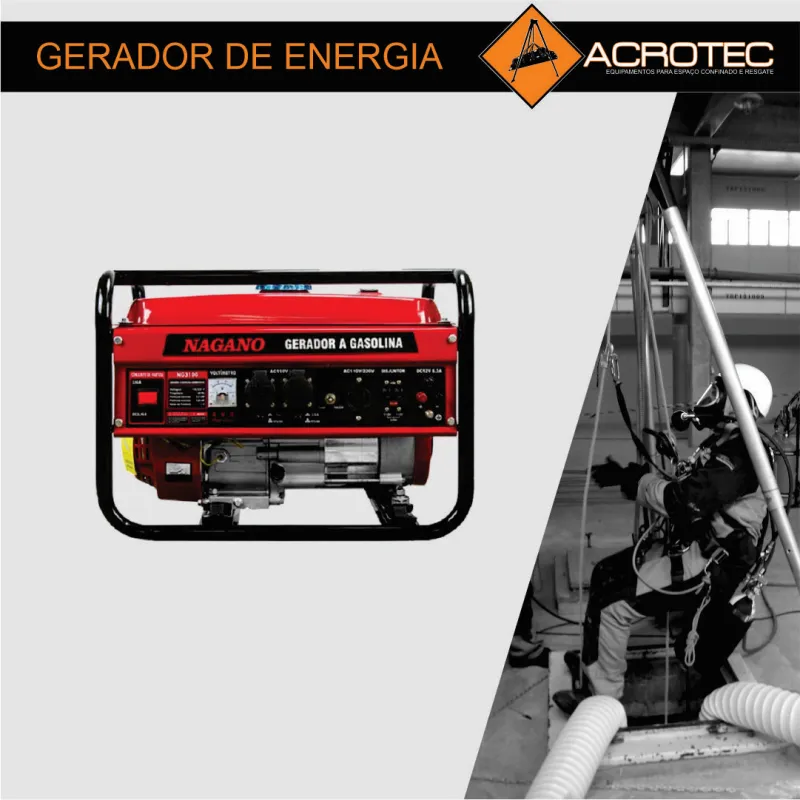 Gerador de energia a gasolina