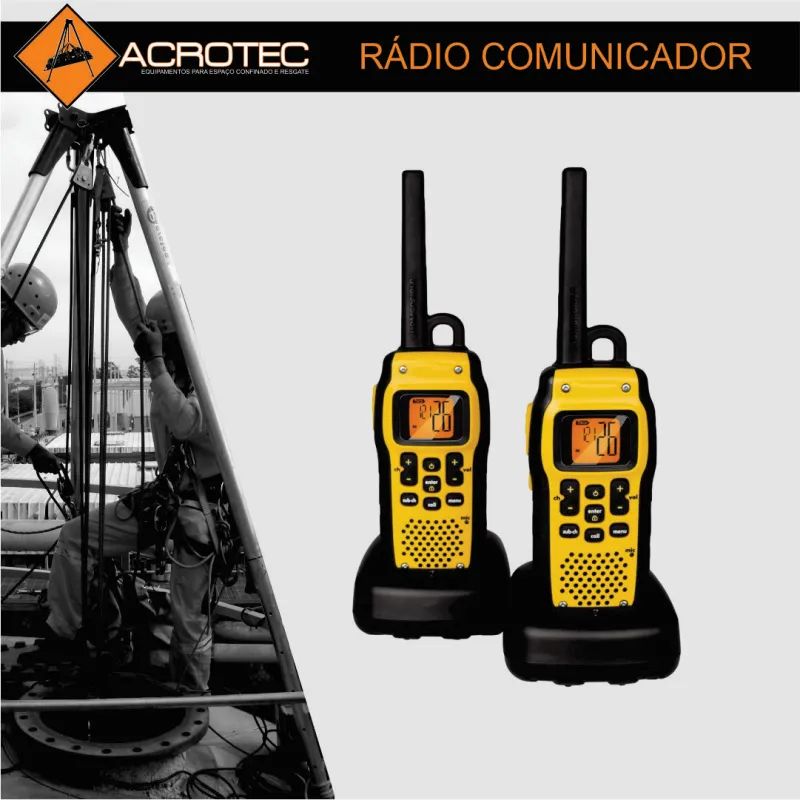 Par de rádios comunicadores